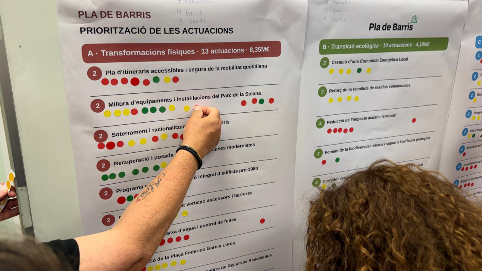 Imatge de la notícia: El procés participatiu del Pla de Barris situa l’accessibilitat, l’enllumenat i el suport social entre les principals prioritats